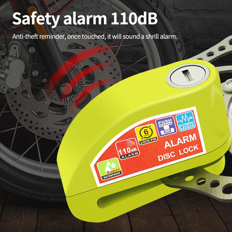 Alarmhangslot voor motor en fiets