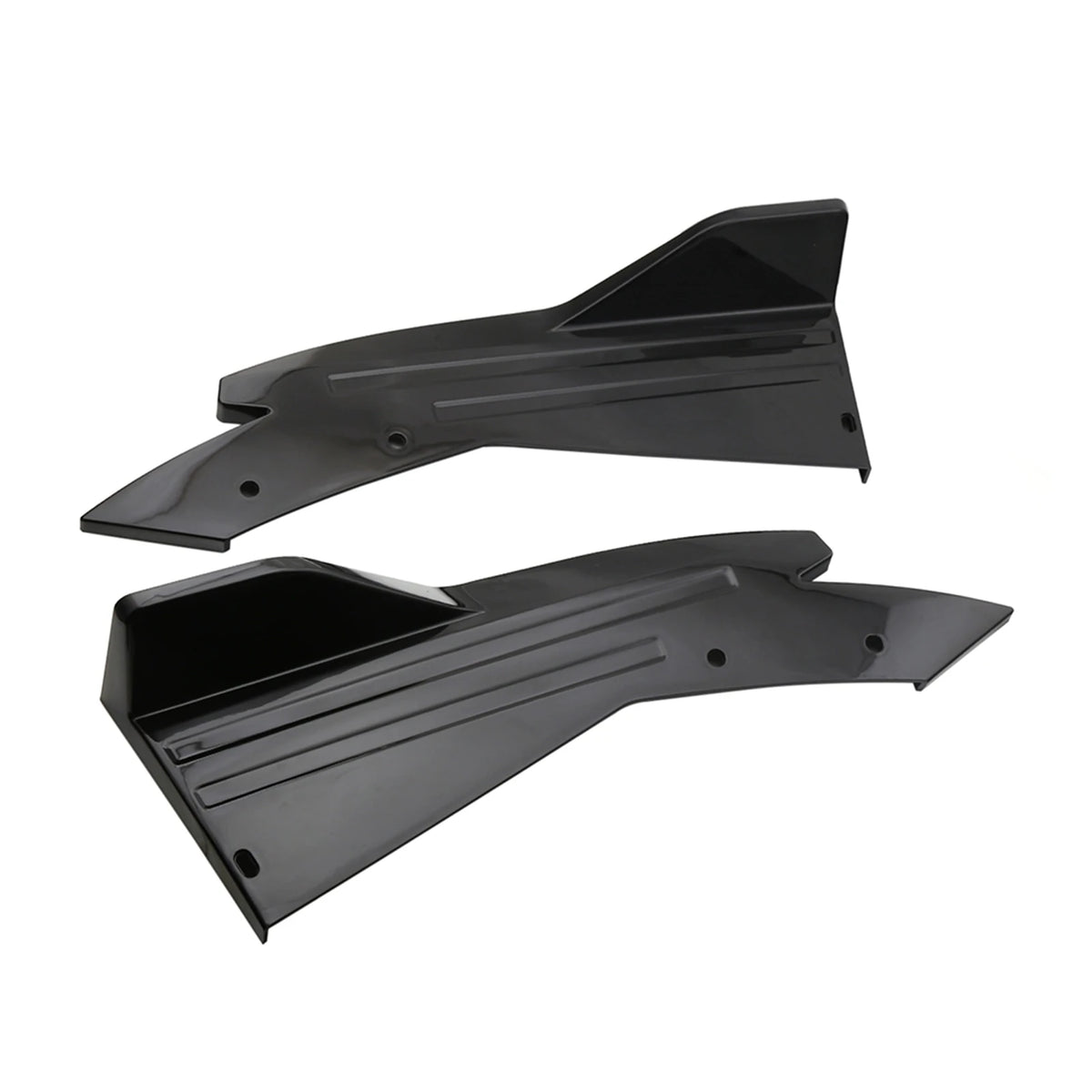 Universele achterbumper-splitters / side fins