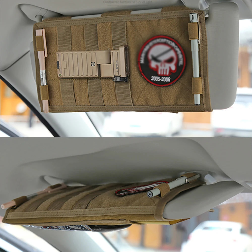 Zonneklep-organizer voor de auto