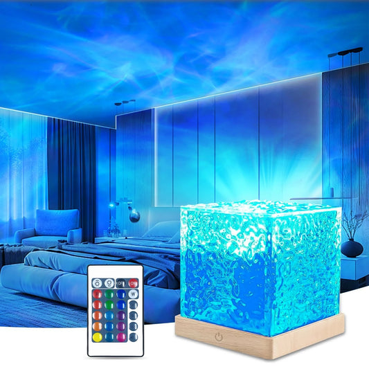 Waterrimpel-projectorlamp (16 kleuren)