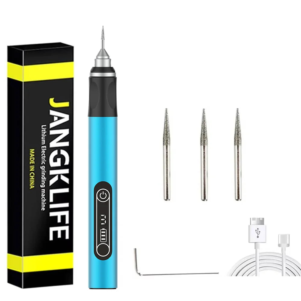 Draadloze mini-multitool set (graveren, boren, slijpen)